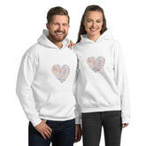 Sweatshirt com Capuz Unisexo Coração - My dear oraculo store